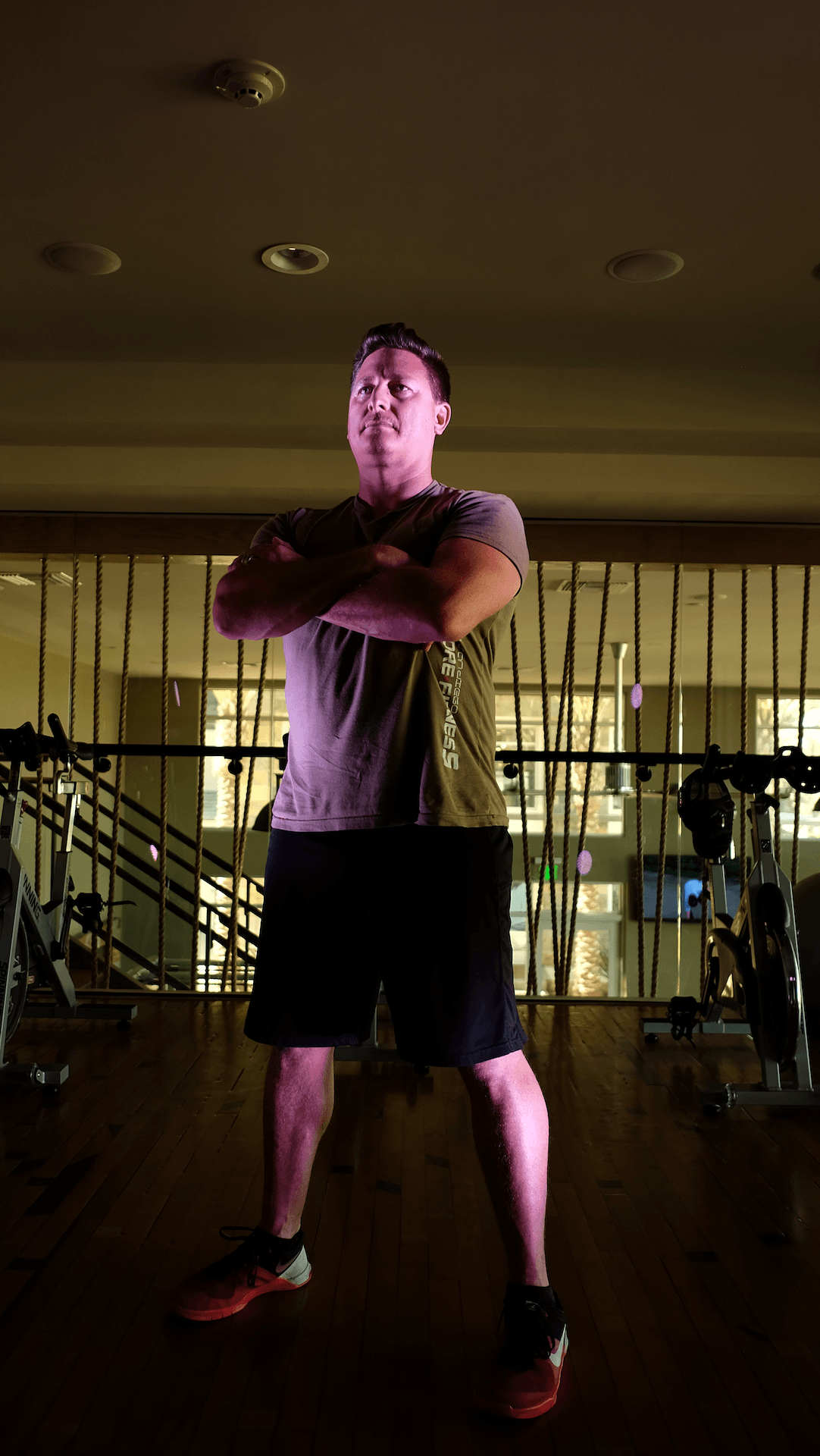 Justin Fassio training clients in San Diego